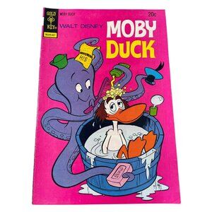Gold Key Walt Disney Moby Duck #14 Comic Book July 1974 Vintage  Collectible